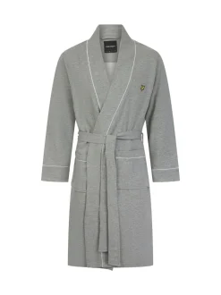 Kamerjassen En Badjassen|Lyle & Scott - Kobe Kimono Robe Grijs