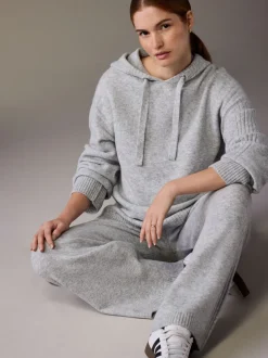 Moederschap|Next Grijs - Maternity Knitted Hoodie