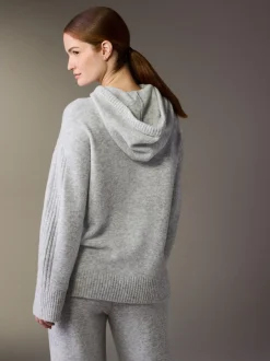 Moederschap|Next Grijs - Maternity Knitted Hoodie