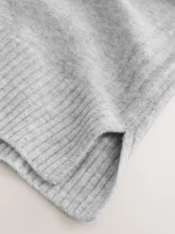 Moederschap|Next Grijs - Maternity Knitted Hoodie