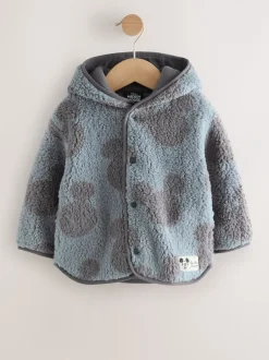 Jassen, Jacks En Kinderwagenpakjes|Jassen En Jacks*Next Grijs - Mickey Mouse fleece Jack met ritssluiting en Met capuchon (3mnd -8jr)