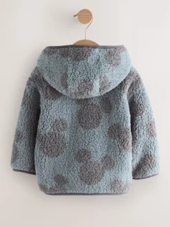 Jassen, Jacks En Kinderwagenpakjes|Jassen En Jacks*Next Grijs - Mickey Mouse fleece Jack met ritssluiting en Met capuchon (3mnd -8jr)