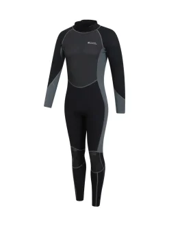 Badkleding|Mountain Warehouse - lang neopreen wetsuit voor heren Grijs