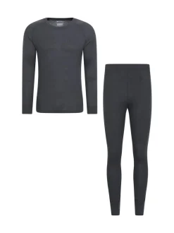 Joggingbroeken*Mountain Warehouse - Talus - Thermische set van top en joggingbroek voor heren Grijs