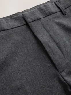 Formele Broek*Next - Normale Pasvorm - Signature - 100% Wollen broek met Motion Flex-tailleband Grijs