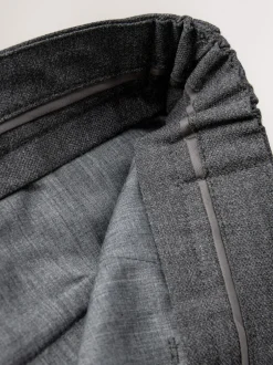 Formele Broek*Next - Normale Pasvorm - Signature - 100% Wollen broek met Motion Flex-tailleband Grijs