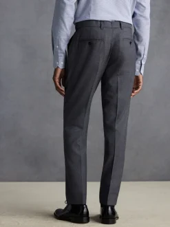 Formele Broek*Next - Normale Pasvorm - Signature - 100% Wollen broek met Motion Flex-tailleband Grijs