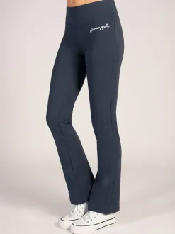 Sportkleding*Pineapple - - Jersey bootcut-broek voor dames Grijs