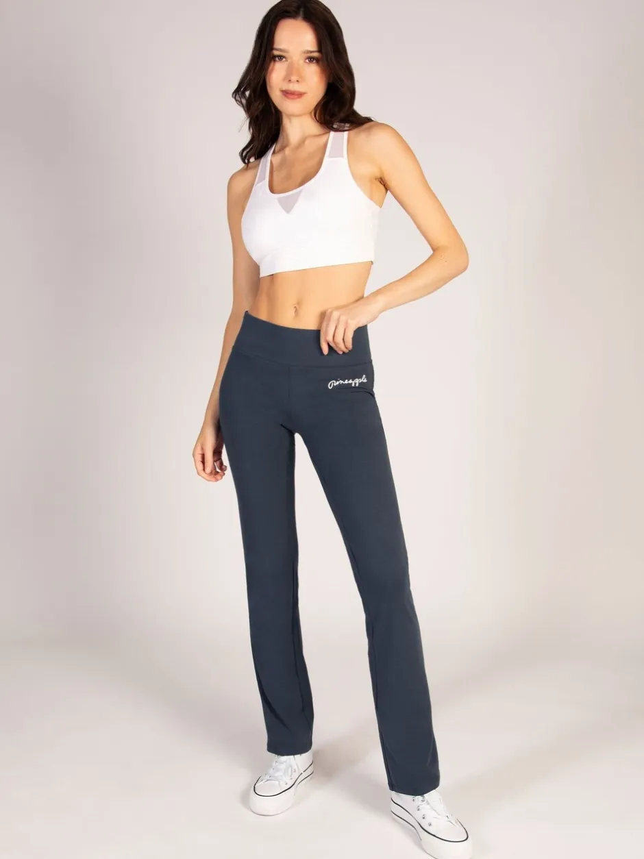Sportkleding*Pineapple - - Jersey bootcut-broek voor dames Grijs