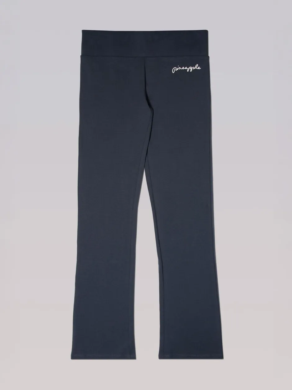 Sportkleding*Pineapple - - Jersey bootcut-broek voor dames Grijs
