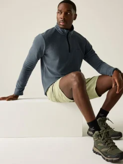 Sportkleding|Jassen En Jacks*Regatta Grijs - Thompson fleece met rits bij de hals