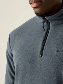 Sportkleding|Jassen En Jacks*Regatta Grijs - Thompson fleece met rits bij de hals