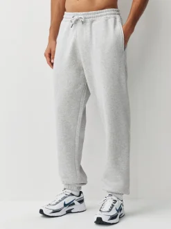Joggingbroeken|Next - Relaxed fit - Slim Fit Brushback Heavyweight Joggers Grijs