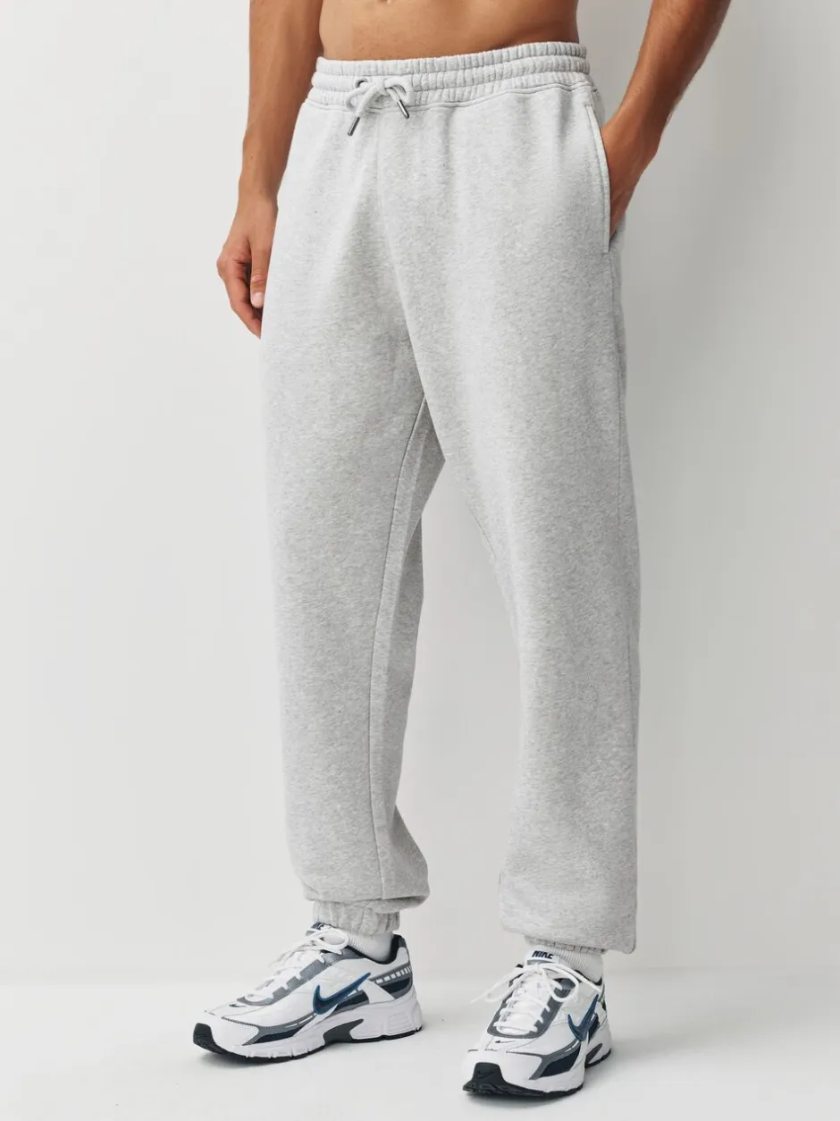 Joggingbroeken|Next - Relaxed fit - Slim Fit Brushback Heavyweight Joggers Grijs