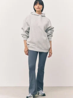 Hoody's En Sweatshirts*Next - Relaxte pasvorm zware lange hoodie Grijs