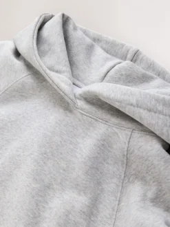 Hoody's En Sweatshirts*Next - Relaxte pasvorm zware lange hoodie Grijs