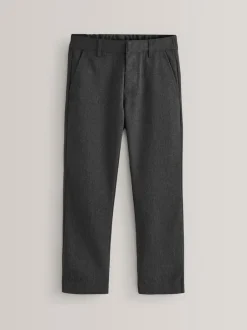 Schoolkleding|Broeken En Chino's|Next - Schoolbroek met rechte pijpen (3-17jaar) Grijs