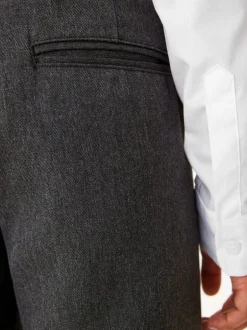 Schoolkleding|Broeken En Chino's|Next - Schoolbroek met rechte pijpen (3-17jaar) Grijs
