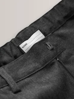 Schoolkleding|Broeken En Chino's|Next - Schoolbroek met rechte pijpen (3-17jaar) Grijs
