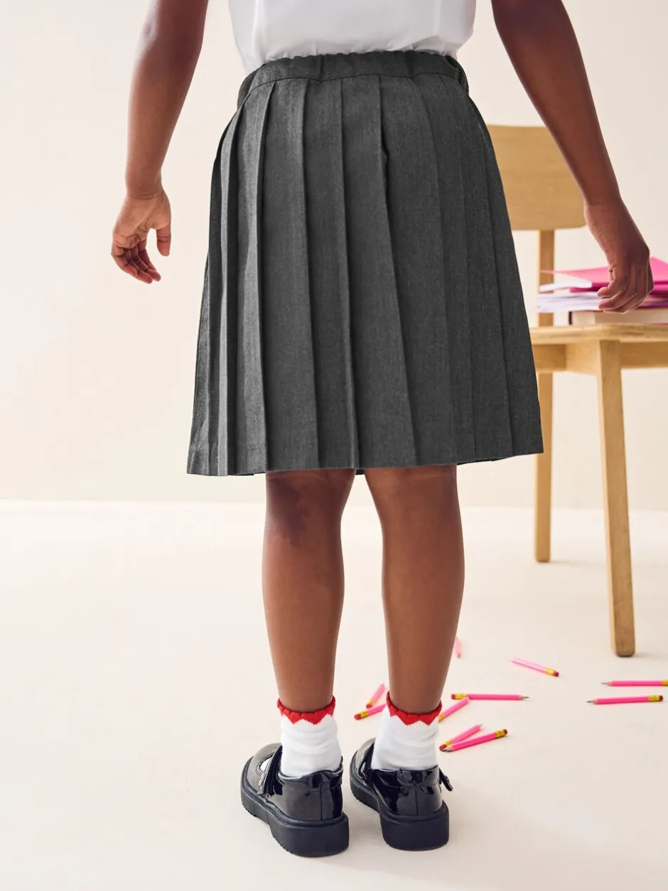 Shorts En Rokken*Next - Schoolkilt (3 - 16 jr) Grijs