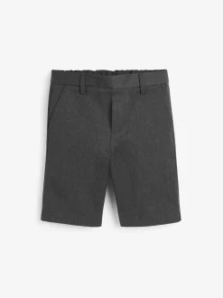 Shorts|Next - Schoolshorts zonder plooien (3-14jr) Grijs