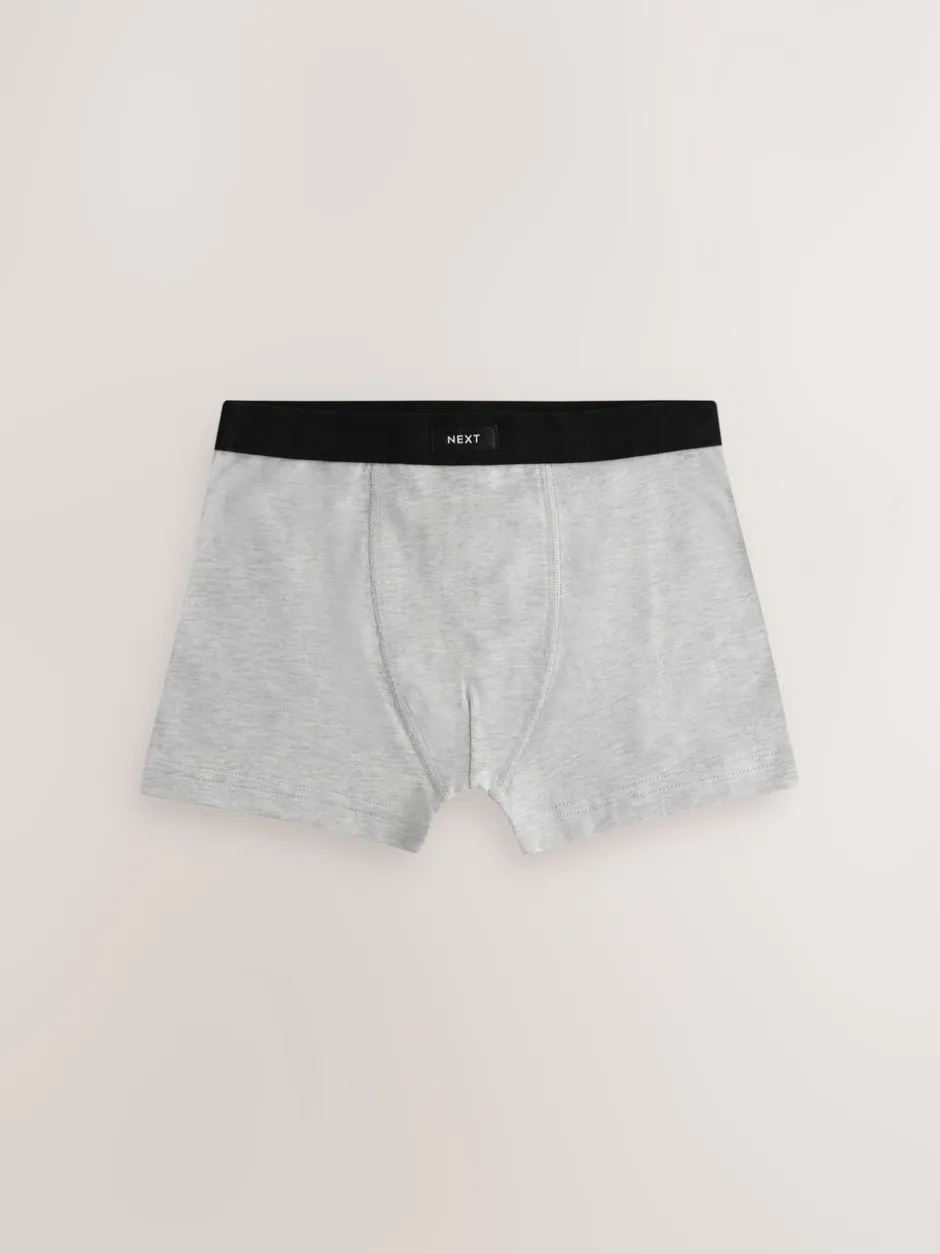 Ondergoed*Next - Set van 10 boxershorts met zachte tailleband (2-16 jr) Grijs