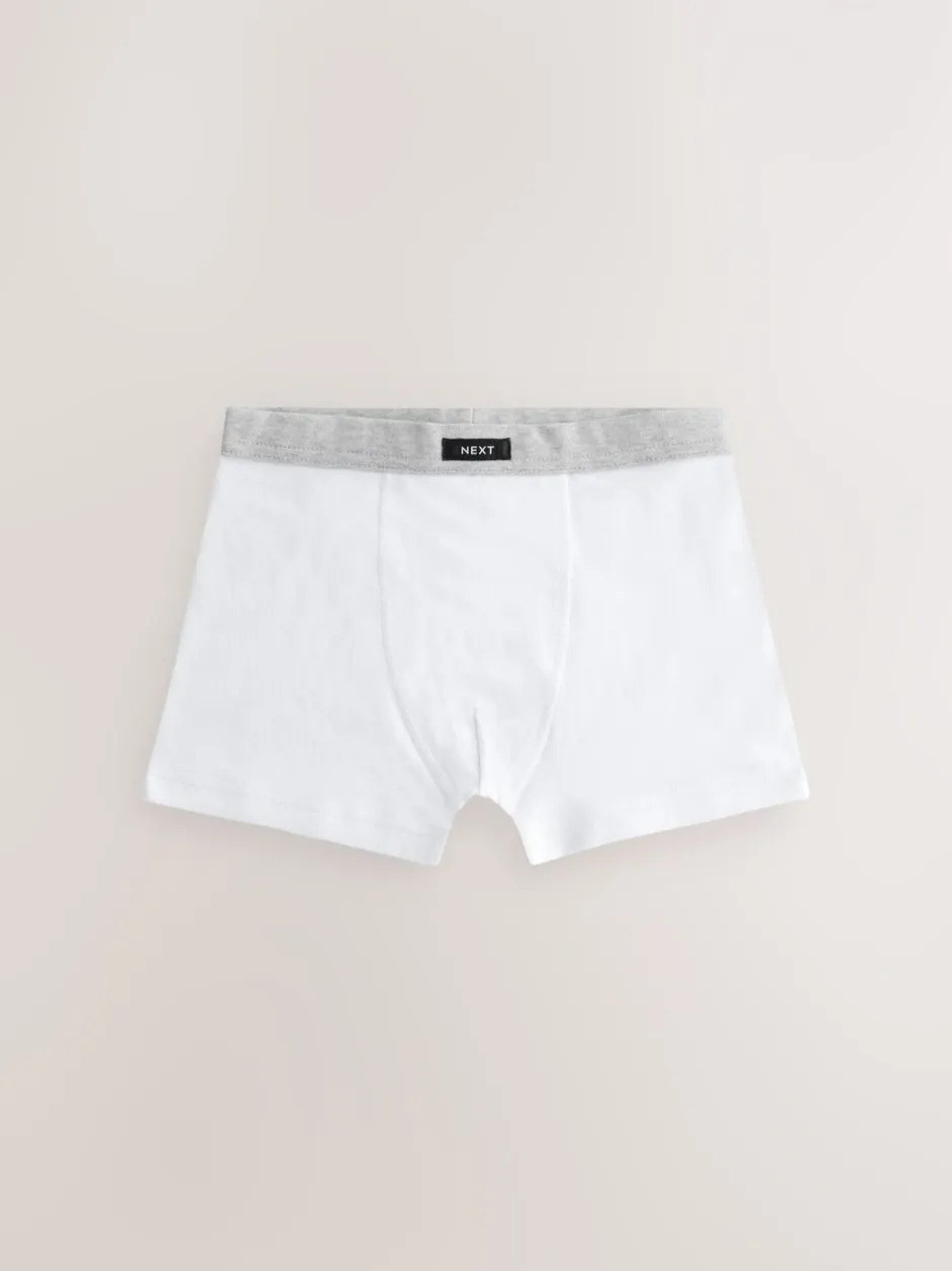 Ondergoed*Next - Set van 10 boxershorts met zachte tailleband (2-16 jr) Grijs