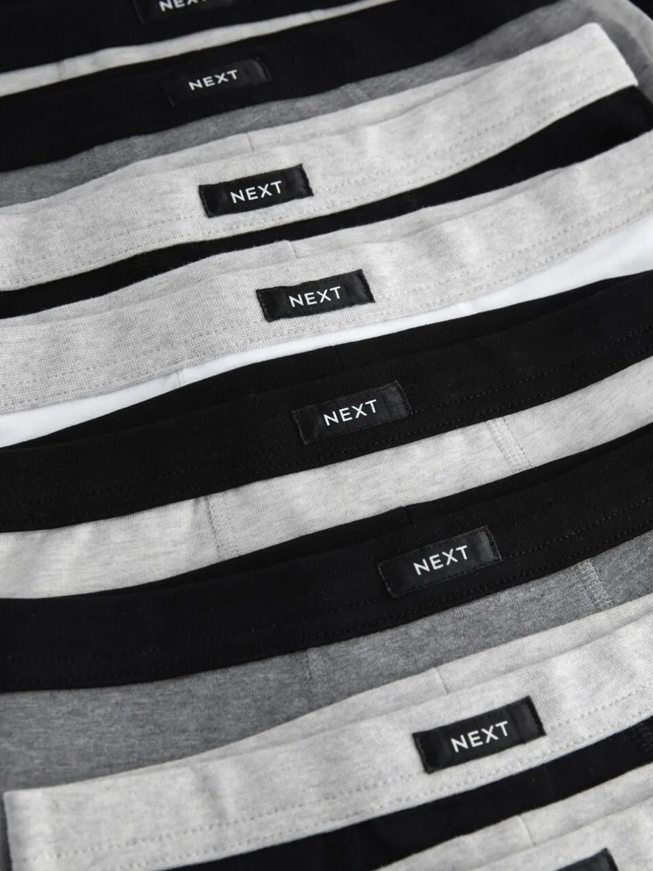 Ondergoed*Next - Set van 10 boxershorts met zachte tailleband (2-16 jr) Grijs