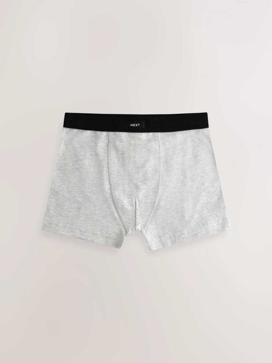Ondergoed*Next - Set van 5 boxershorts met zachte tailleband (1,5-16 jr) Grijs
