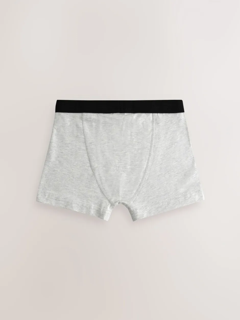 Ondergoed*Next - Set van 5 boxershorts met zachte tailleband (1,5-16 jr) Grijs