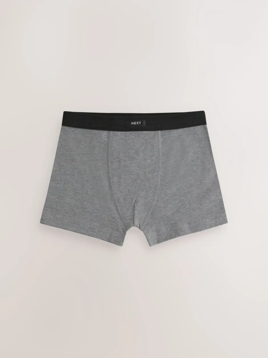 Ondergoed*Next - Set van 5 boxershorts met zachte tailleband (1,5-16 jr) Grijs
