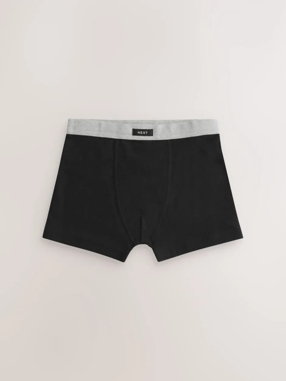 Ondergoed*Next - Set van 5 boxershorts met zachte tailleband (1,5-16 jr) Grijs