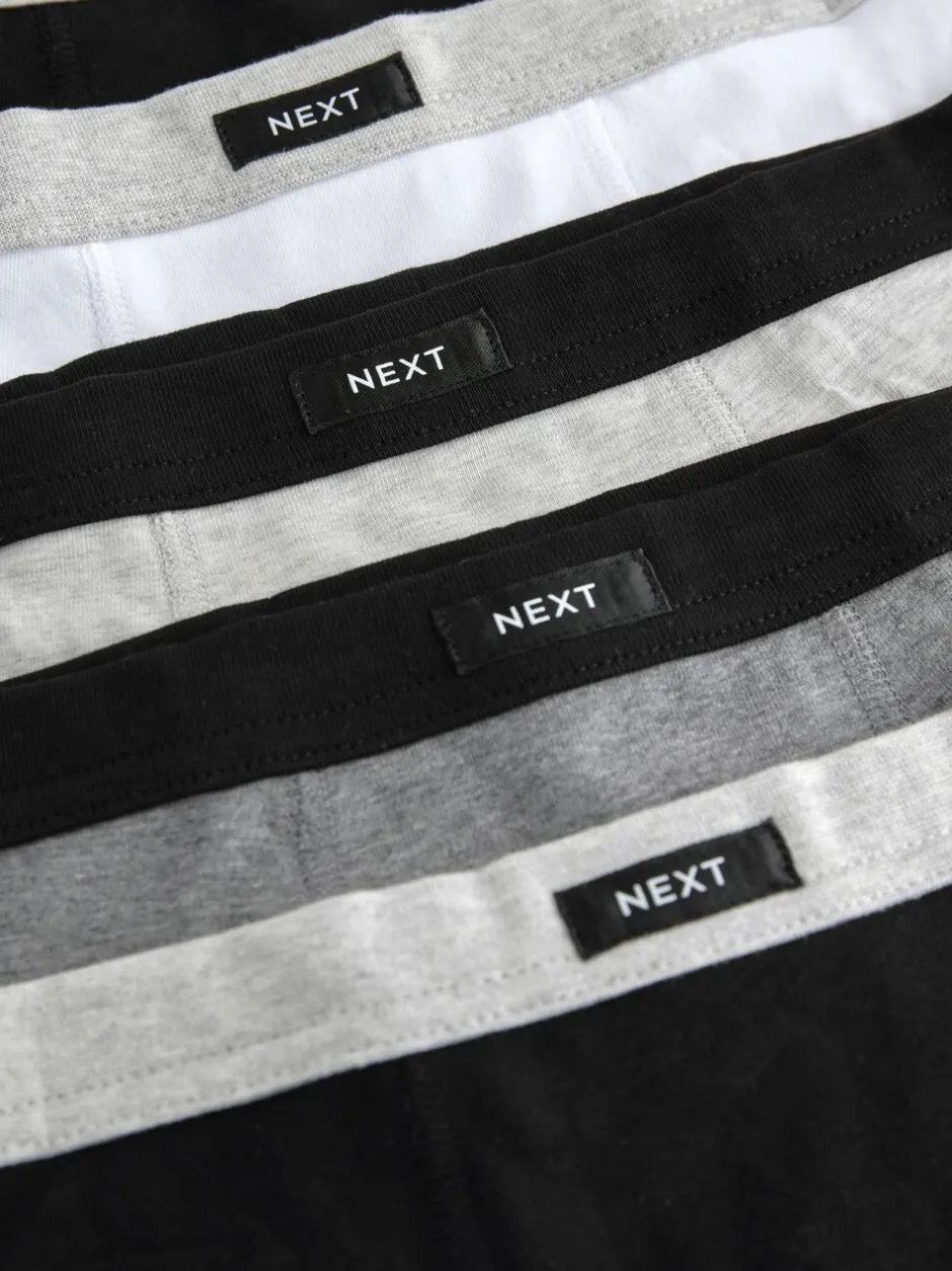 Ondergoed*Next - Set van 5 boxershorts met zachte tailleband (1,5-16 jr) Grijs