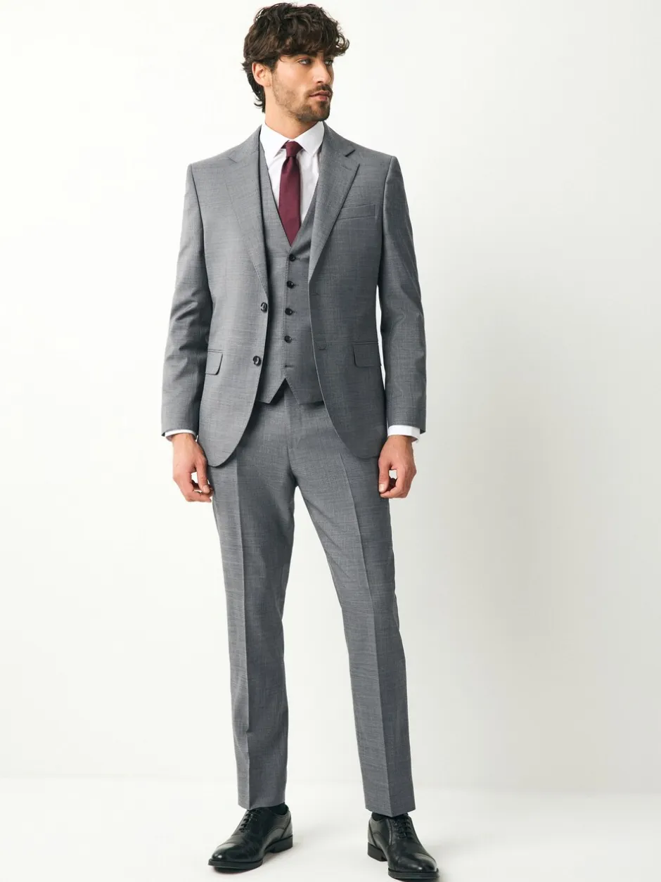 Vesten|Next - Signature Cerutti !00% Italian Wool Suit Waistcoat Grijs