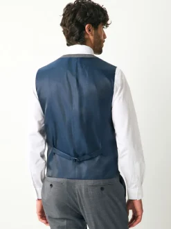 Vesten|Next - Signature Cerutti !00% Italian Wool Suit Waistcoat Grijs