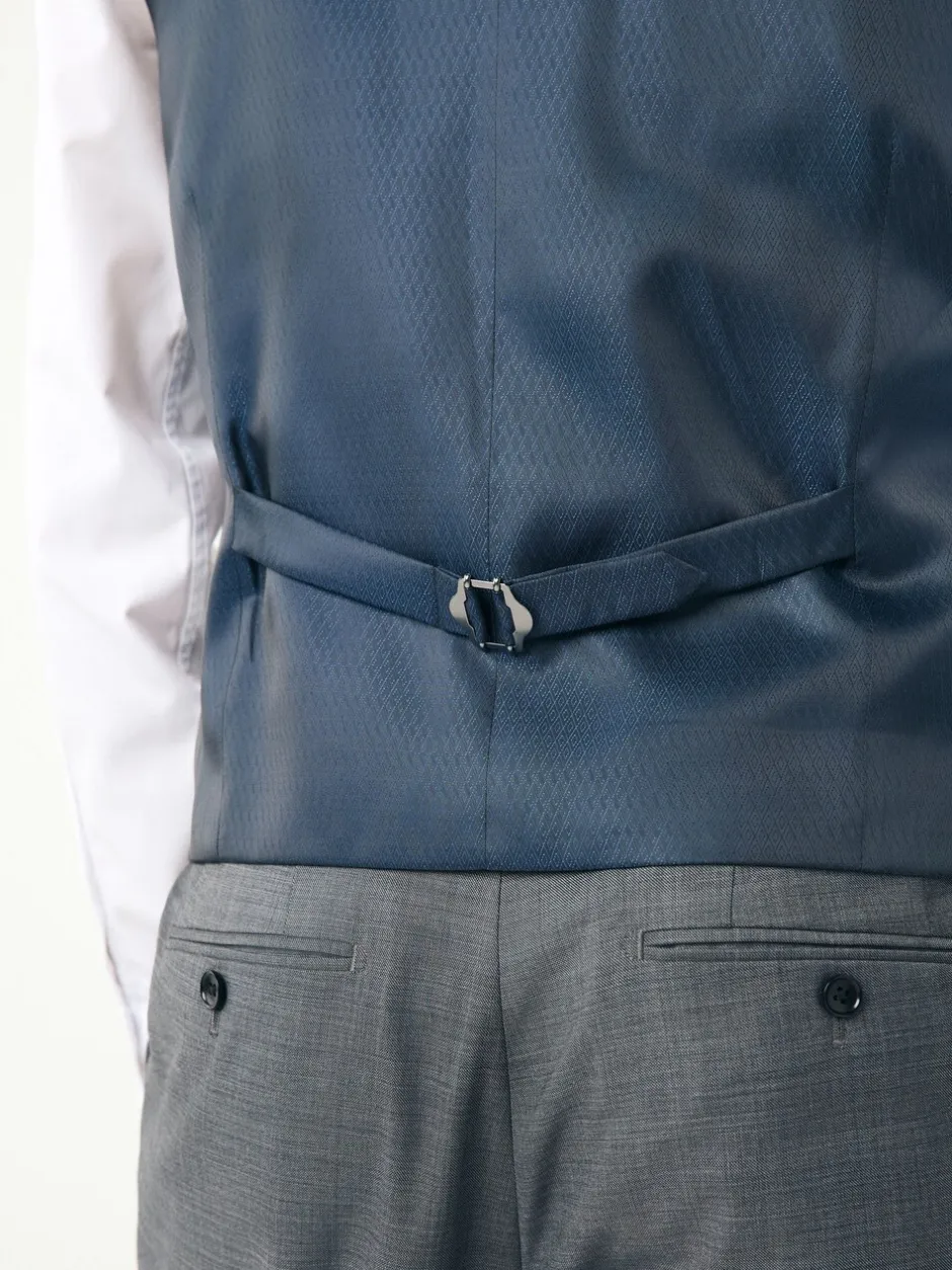 Vesten|Next - Signature Cerutti !00% Italian Wool Suit Waistcoat Grijs