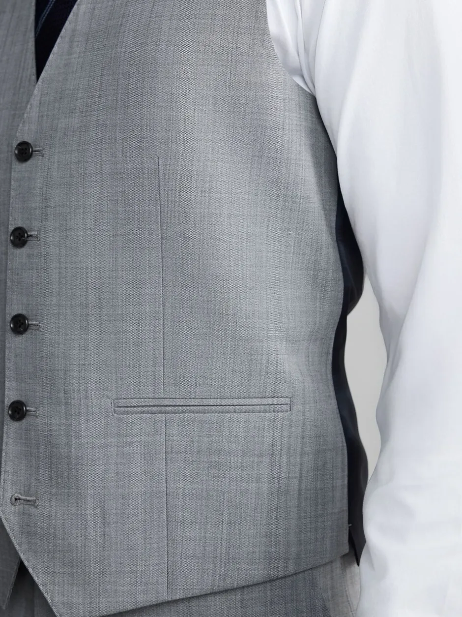 Vesten|Next Grijs - Signature Nova Fides wollen gilet