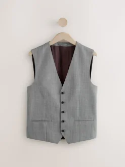 Vesten|Next Grijs - Signature Nova Fides wollen gilet