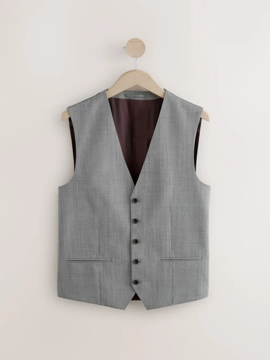 Vesten|Next Grijs - Signature Nova Fides wollen gilet