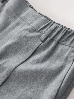 Formele Broek*Next - Signature Regular Tapered 100% REDA Marino Wool Smart Trousers With Elasticated Back Grijs