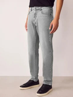 Jeans|Next Grijs - Slim Fit - Comfortabele stretchjeans