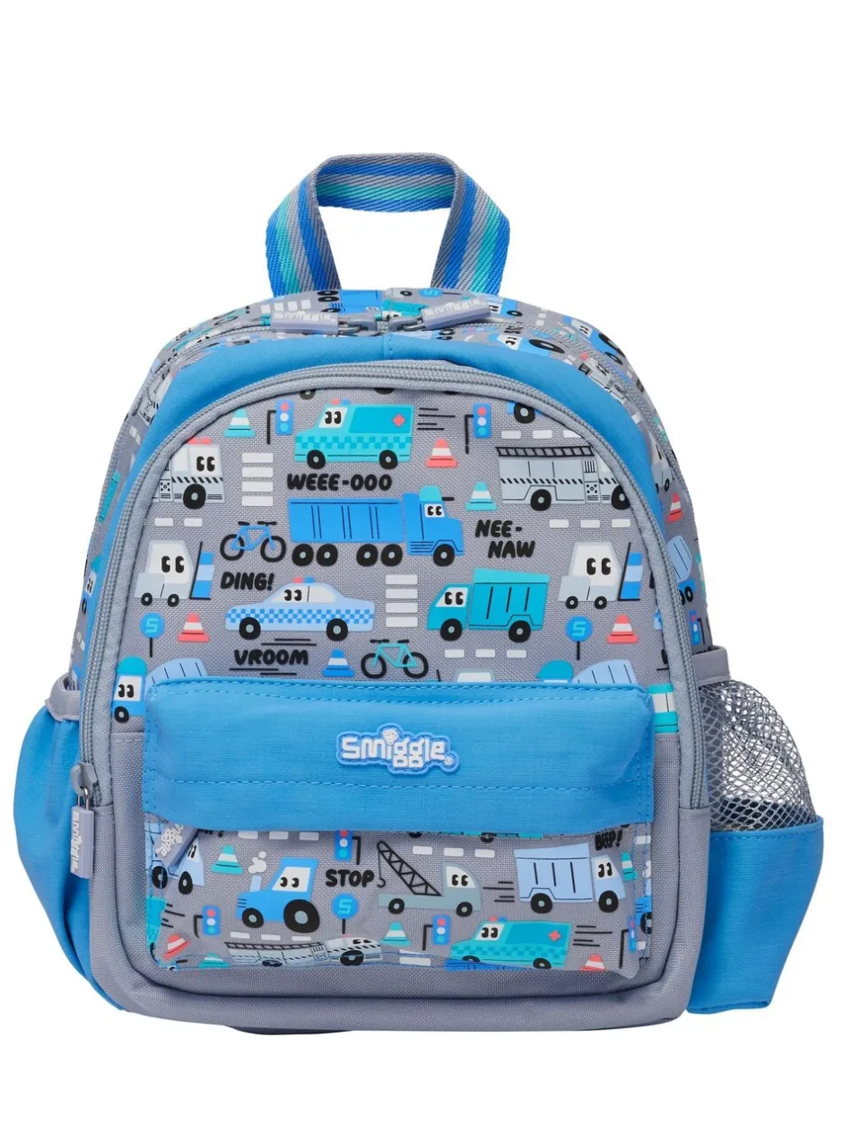 Tassen*Smiggle - Teeny Tiny Ready Set Go Rugzak Grijs