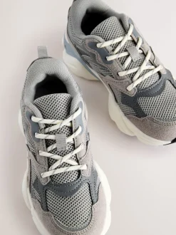 Sneakers|Next - Sneakers met veters Grijs