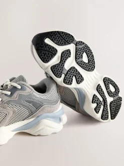 Sneakers|Next - Sneakers met veters Grijs