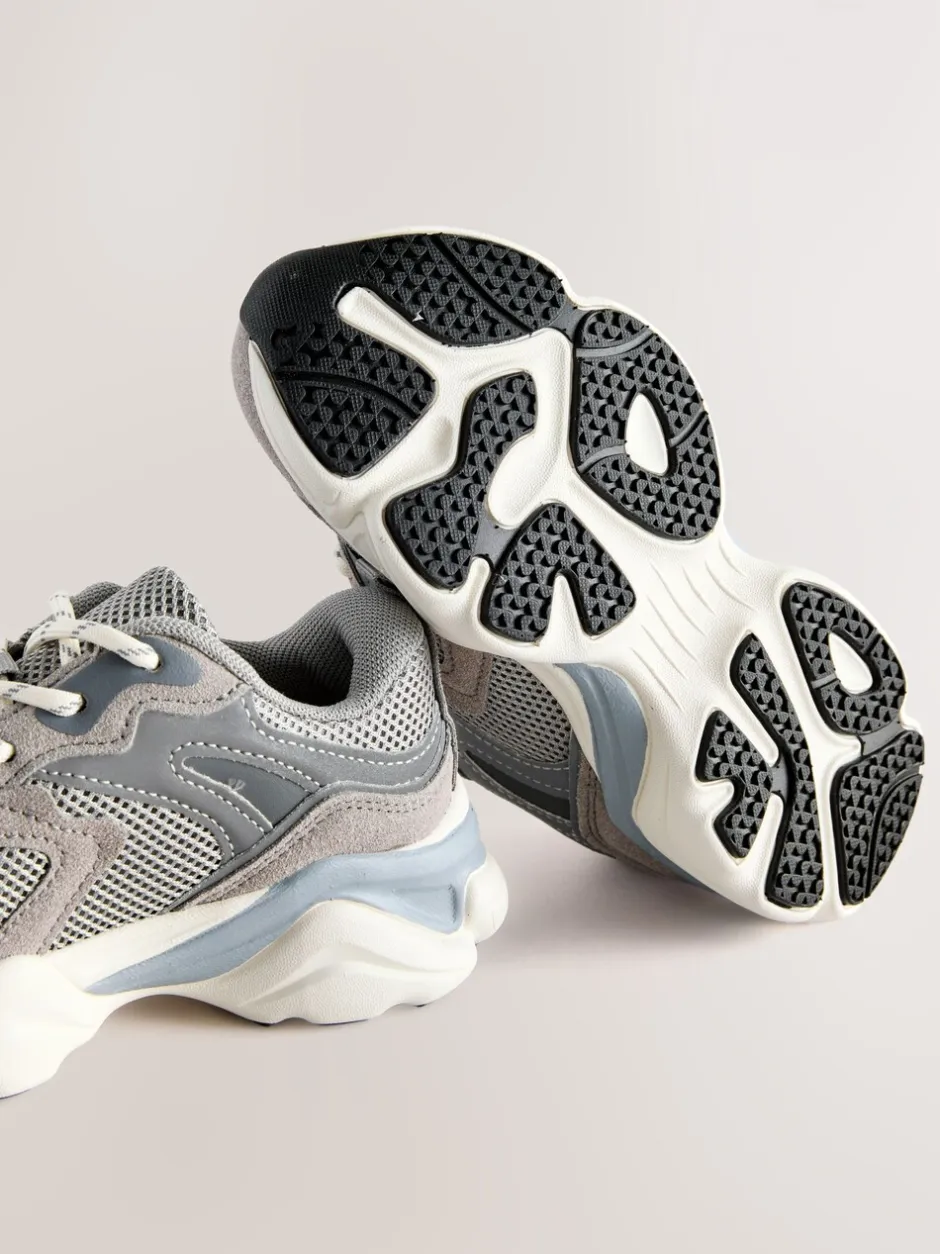 Sneakers|Next - Sneakers met veters Grijs
