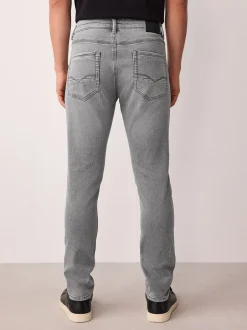 Jeans*Next Grijs - Strakke Pasvorm - Comfortabele stretchjeans