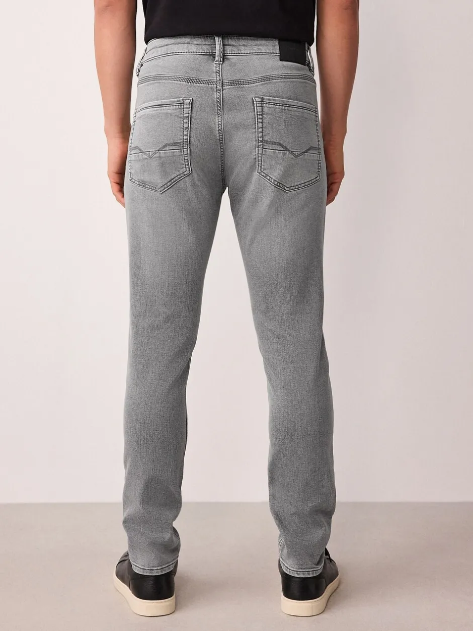 Jeans*Next Grijs - Strakke Pasvorm - Comfortabele stretchjeans