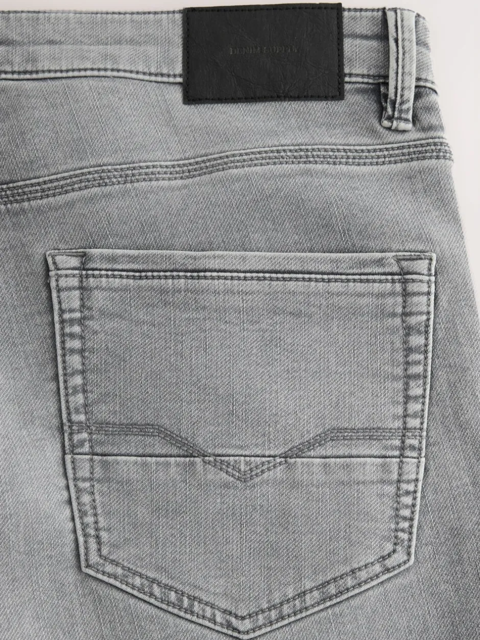 Jeans*Next Grijs - Strakke Pasvorm - Comfortabele stretchjeans