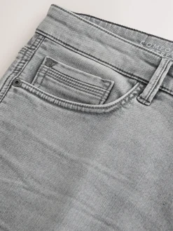 Jeans*Next Grijs - Strakke Pasvorm - Comfortabele stretchjeans