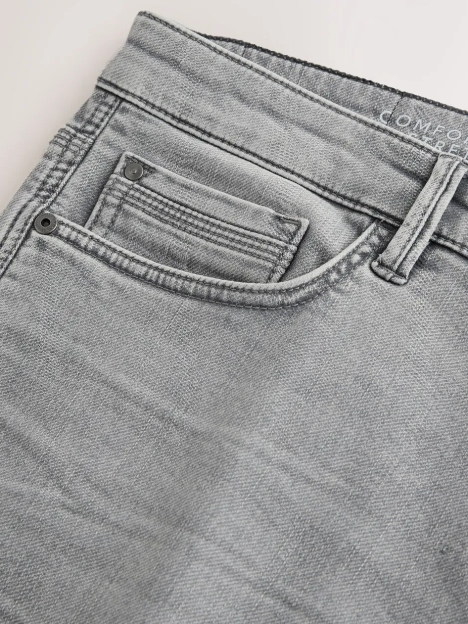 Jeans*Next Grijs - Strakke Pasvorm - Comfortabele stretchjeans